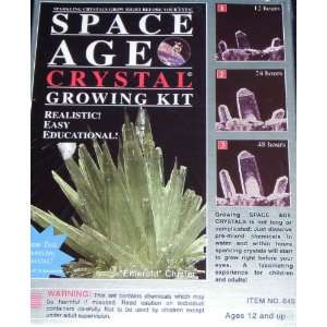  Space Age Crystal Growing Kit.[emerald Cluster]: Toys 