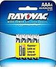 Packs RAYOVAC Alkaline AAA Batteries 1.5V (Exp 12/2017) * FREE 