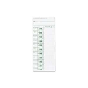  Time Recorder   Weekly Time Cards For TAT 310 200