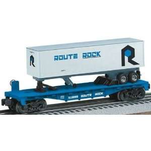  Lionel Trains 6 26064 Rock Island Flat car w/ trailer NIB 
