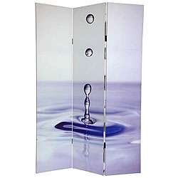 Canvas Double sided 6 foot Water Zen Room Divider (China)  Overstock 