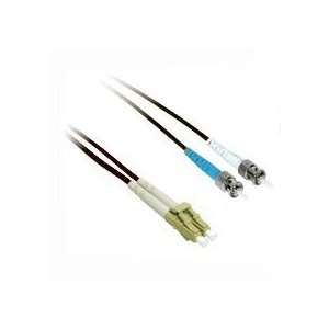   LC/ST Duplex 50/125 Multimode Fiber Patch Cable (10 Meter, Black