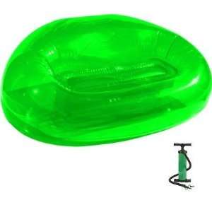  The Beanless Bean Bag Inflatable Bubble Sofa  Lime with 