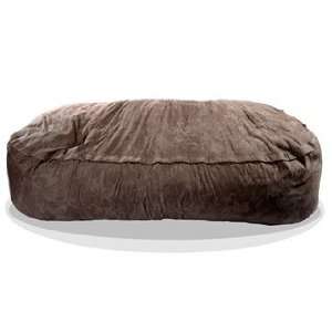  8 Huge Earth Brown SLACKER sack Foam Bean Bag Couch like 