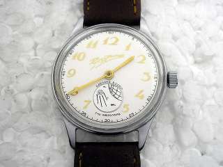   DIAL to SPUTNIK ChChZ CHISTOPOL SPACE VINTAGE FIRST USSR RUSSIAN WATCH