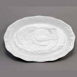 Porcelain White Turkey Platter  