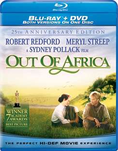 Out of Africa   25th Anniversary Edition w/ DVD (Blu ray Disc 