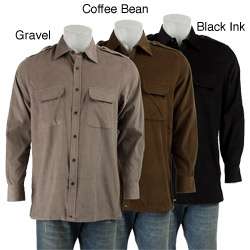 Andrew Fezza Mens Military style Shirt  Overstock