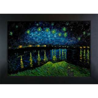 Van Gogh Starry Night Over Rhone Oil Painting  Overstock