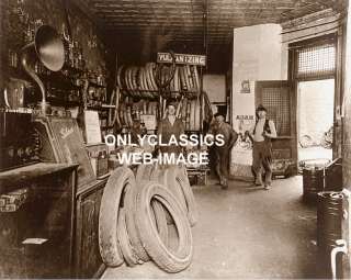 1911 FORD AUTO DEALER INTERIOR PHOTO WORKER AUTOMOBILIA  