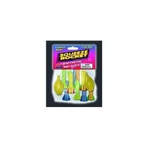  Squeeze Rocket Party Pack (2 Launch Bulbs & 10 Rockets 