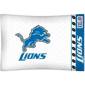   Pillow Case   Detroit Lions NFL /Color White Size Stan