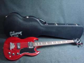 2011 Gibson USA SG Standard Bass Guitar Cherry Red w/Case Short Scale 