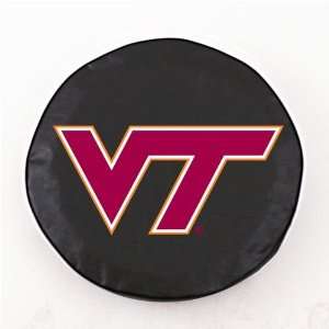   Virginia Tech Hokies Logo Tire Cover (Black) A H2 Z: Sports & Outdoors