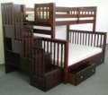  TWIN over TWIN WHITE BUNK BEDS bunkbeds bed 798304100907  