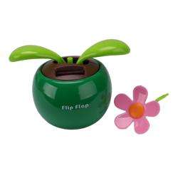 Flip Flap Green Swing Solar Flower Interactive Toy  