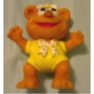   MUPPET BABBIES 1986 BABY FOZZIE BEAR RUBBER TOY 