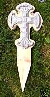 heavy duty celtic cross plastic mold memorial cross  