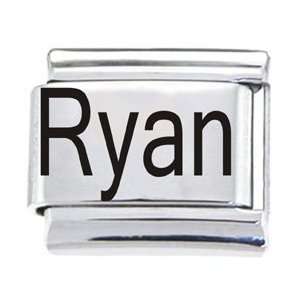  Body Candy Italian Charms Laser Nameplate   Ryan: Jewelry