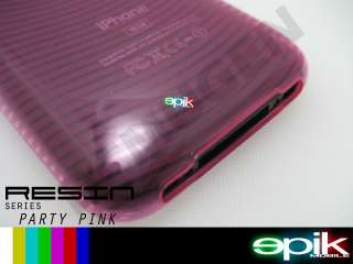 PINK Soft Crystal Gel Case Skin Cover Apple iPhone 3G  