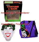 Batman Joker Costume Mask DC Comics 1989 Ben Cooper NIB