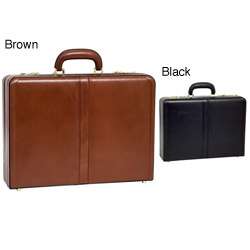 McKlein USA Harper Leather Attache Briefcase  