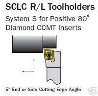 TMX 5/8 SCLCR 10 3B TOOL HOLDER CCMT CARBIDE INSERTS  