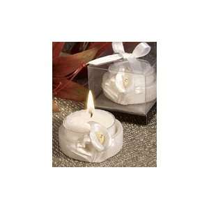  Heart Shaped Calla Lily Candle