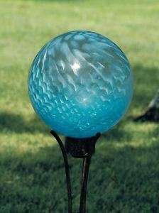 NEW Glass 10 Glow In The Dark Gazing Ball Globe 8 Clrs  