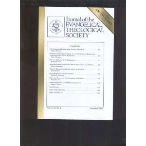  Journal of the Evangelical Theological Society (50 