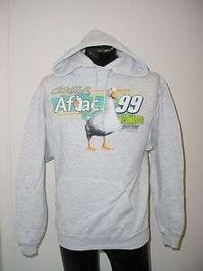 Carl Edwards #99 Aflac Hooded Ash Sweatshirt by CFS M  
