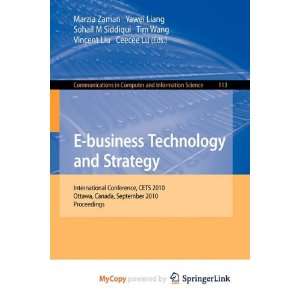  E Business Technology and Strategy (9783642163982) Books