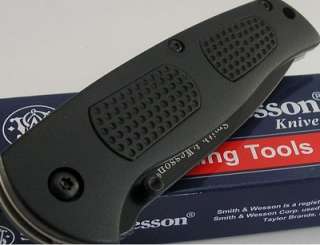 Smith & Wesson Tactical SWAT Baby Folder Black Teflon Knife SW3001B 