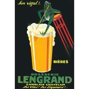  Vintage   Brasserie Lengrand   Canvas