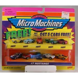    1997 Micro Machines Bonus Pack #7 Mustangs 65100 Toys & Games