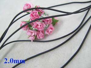 20pcs Rubber Jewelry necklace 2mm cord&chain 18 cgNB  