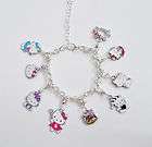   Link Style Hello Kitty Charm Bracelet 9 Clip On Hello Kitty Charms