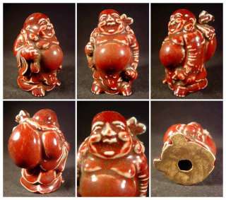 Chinese Porcelain Red Buddha. Wonderful addition to your collection