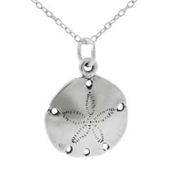 Sterling Silver Sand Dollar Necklace  