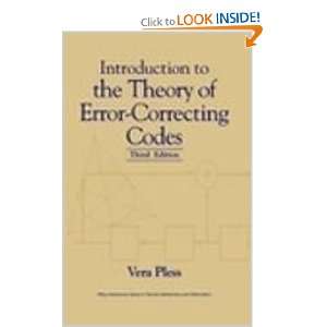   Theory of Error correcting Codes (9789814126885) Vera Pless Books