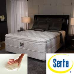 Serta Delphina Pillow top Queen size Mattress and Box Spring Set 