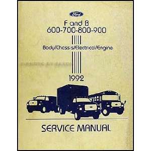   600 900 Medium/Heavy Truck Repair Shop Manual Original Ford Books