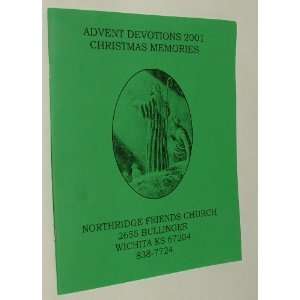  Advent Devotions 2001 Christmas Memories Northridge 