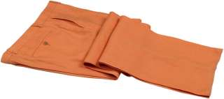 POLO RALPH LAUREN Peach Linen Flat Front Chino Pants 35  