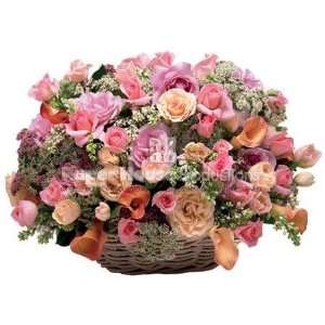  Floral Basket Cut Out Card Arts, Crafts & Sewing