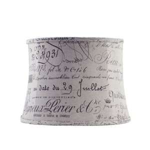  French Script Lamp Shade: Baby