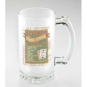  Personalized Set of 4 House of Cards Frosted Sports Mug 