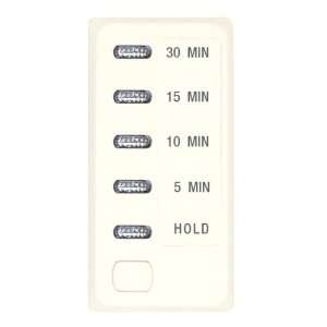   Indoor Countdown 5 Settings Wall Switch Timer, White