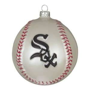 SC Sports 31911 MLB 4 Team Baseball Ornament   Chicago White Sox 