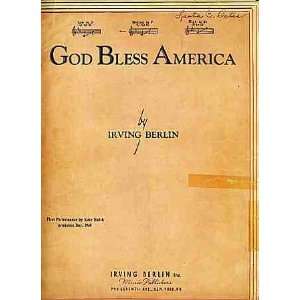 God Bless America [Import] [Sheet music]